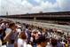 28 MAY 1995: THE RAIN ENDED IN THE MORNING AND THE CLOUDS BROKE TO GIVE THE FANS AT THE INDIANAPOLIS MOTOR SPEEDWAY GRAND VIEWING WEATHER OF THE 79TH INDIANAPOLIS 500. Mandatory Credit: Al Bello/ALLSPORT