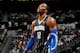 ATLANTA, GA - APRIL 28: Dwight Howard #12 of the Orlando Magic walks to the bench after a turnover to the Atlanta Hawks during Game Six of the Eastern Conference Quarterfinals in the 2011 NBA Playoffs at Philips Arena on April 28, 2011 in Atlanta, Georgia. NOTE TO USER: User expressly acknowledges and agrees that, by downloading and or using this photograph, User is consenting to the terms and conditions of the Getty Images License Agreement. (Photo by Kevin C. Cox/Getty Images)