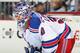 PITTSBURGH, PA - JANUARY 06: Goaltender Henrik Lundqvist #30 of the New York Rangers in action during the NHL game against the Pittsburgh Penguins at Consol Energy Center on January 6, 2012 in Pittsburgh, Pennsylvania. The Rangers defeated the Penguins 3-1. (Photo by Christian Petersen/Getty Images)