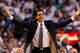 MIAMI, FL - MAY 22: Miami Heat head coach Erik Spoelstra reacts to a play during Game Five of the Eastern Conference Semifinals in the 2012 NBA Playoffs against the Indiana Pacers at AmericanAirlines Arena on May 22, 2012 in Miami, Florida. NOTE TO USER: User expressly acknowledges and agrees that, by downloading and/or using this Photograph, User is consenting to the terms and conditions of the Getty Images License Agreement. (Photo by Mike Ehrmann/Getty Images)