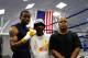 Jesse Hart, Al Mitchell with David Reid (right) (Photo by Danielle Pemble)