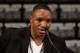 LAS VEGAS, NV - MAY 05: Boxer Devon Alexander speaks during a news conference after Floyd Mayweather Jr.'s unanimous decision victory against Miguel Cotto in their WBA super welterweight title fight at the MGM Grand Garden Arena on May 5, 2012 in Las Vegas, Nevada. (Photo by Ethan Miller/Getty Images)