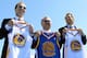 SAN FRANCISCO, CA - MAY 22: (L-R) Co-Executive Chairman & CEO, Golden State Warriors Joe Lacob, San Francisco Mayor Edwin M. Lee, and Co-Executive Chairman of the Golden State Warriors Peter Guber poses together for this photo at a press conference with the Golden State Warriors announcing plans to build a new sport and entertainment arena on the waterfront in San Franciso in time for the 2017-18 NBA Season on May 22, 2012 in San Francisco, California. (Photo by Thearon W. Henderson/Getty Images)