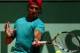 PARIS, FRANCE - MAY 26: Rafael Nadal of Spain plys a forehand during a practice session ahead of the 2012 French Open at Roland Garros on May 26, 2012 in Paris, France. (Photo by Dan Istitene/Getty Images)