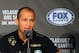 HOLLYWOOD, CA - SEPTEMBER 20: UFC Fighter Junior dos Santos speaks during the UFC on Fox: Velasquez v Dos Santos - Press Conference at W Hollywood on September 20, 2011 in Hollywood, California. (Photo by Victor Decolongon/Getty Images)