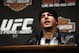 NEW YORK - MARCH 24: Frank Mir of Las Vegas, Nevada speaks at a press conference for UFC 111 at Radio City Music Hall on March 24, 2010 in New York City. Mir will face Shane Carwin of Denver, Colorado in the INterim heavyweight title bout. (Photo by Jeff Zelevansky/Getty Images)