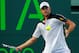 KEY BISCAYNE, FL - MARCH 27: Andy Roddick in action against Juan Monaco of Argentina during Day 9 of the Sony Ericsson Open at Crandon Park Tennis Center on March 27, 2012 in Key Biscayne, Florida. (Photo by Mike Ehrmann/Getty Images)