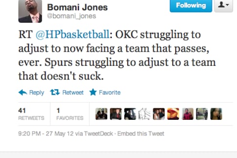 Perhaps Bomani Jones and HP Basketball sum up this match-up best?