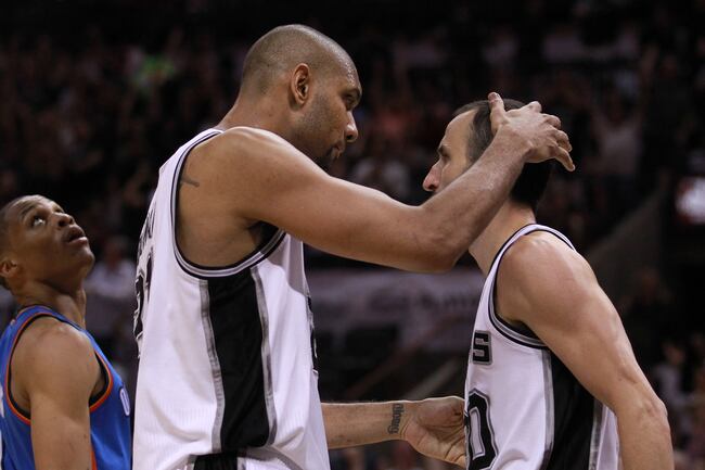 Tim Duncan finished with 16 points and 11 rebounds.
