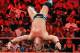 LAS VEGAS - AUGUST 24: Wrestler Chris Jericho jumps off the ropes at wrestler MVP during the WWE Monday Night Raw show at the Thomas & Mack Center August 24, 2009 in Las Vegas, Nevada. (Photo by Ethan Miller/Getty Images)
