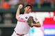 PHILADELPHIA , PA - AUGUST 26: Roy Oswalt #44 of the Philadelphia Phillies pitches against the Florida Marlins at Citizens Bank Park on August 26, 2011 in Philadelphia, Pennsylvania. (Photo by Len Redkoles/Getty Images)
