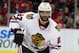 Johnny Oduya will wear the Inidan head sweater for three more seasons. Is it at the right price?