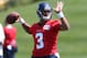 RENTON, WA - MAY 11: Quarterback Russell Wilson #3 of the Seattle Seahawks passes during minicamp at the Virginia Mason Athletic Center on May 11, 2012 in Renton, Washington. (Photo by Otto Greule Jr/Getty Images)