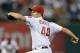 PHILADELPHIA, PA - SEPTEMBER 22: Roy Oswalt #44 of the Philadelphia Phillies delivers a pitch during the game against the Washington Nationals at Citizens Bank Park on September 22, 2011 in Philadelphia, Pennsylvania. (Photo by Drew Hallowell/Getty Images)