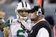 PHILADELPHIA, PA - DECEMBER 18: Mark Sanchez #6 of the New York Jets talks with head coach Rex Ryan during the first half against the Philadelphia Eagles at Lincoln Financial Field on December 18, 2011 in Philadelphia, Pennsylvania. (Photo by Rob Carr/Getty Images)