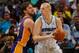 NEW ORLEANS, LA - MARCH 14: Chris Kaman #35 of the New Orleans Hornets looks to drive the ball around Pau Gasol #16 of the Los Angeles Lakers at the New Orleans Arena on March 14, 2012 in New Orleans, Louisiana. NOTE TO USER: User expressly acknowledges and agrees that, by downloading and or using this photograph, User is consenting to the terms and conditions of the Getty Images License Agreement. (Photo by Chris Graythen/Getty Images)