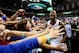 NEW ORLEANS, LA - MARCH 31: Thomas Robinson #0 of the Kansas Jayhawks celebrates with the fans after the Jayhawks defeat the Ohio State Buckeyes 64-62 during the National Semifinal game of the 2012 NCAA Division I Men's Basketball Championship at the Mercedes-Benz Superdome on March 31, 2012 in New Orleans, Louisiana. (Photo by Jeff Gross/Getty Images)