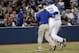 TORONTO, CANADA - MAY 30: Brandon Morrow #23 of the Toronto Blue Jays is helped off the field after being hit by a line drive against the Baltimore Orioles during MLB action at The Rogers Centre May 30, 2012 in Toronto, Ontario, Canada. (Photo by Abelimages/Getty Images)
