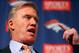 ENGLEWOOD, CO - MARCH 20: Executive vice president of football operations John Elway speaks during a news conference announcing quarterback Peyton Manning's contract with the Denver Broncos in the team meeting room at the Paul D. Bowlen Memorial Broncos Centre on March 20, 2012 in Englewood, Colorado. Manning, entering his 15th NFL season, was released by the Indianapolis Colts on March 7, 2012, where he had played his whole career. It has been reported that Manning will sign a five-year, $96 million offer. (Photo by Doug Pensinger/Getty Images)