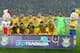 L'VIV, UKRAINE - NOVEMBER 15: The Ukraine team line up before the kick off during the International Friendly match between Ukraine and Austria at the Lviv Arena on November 15, 2011 in L'viv, Ukraine. (Photo by Richard Heathcote/Getty Images)