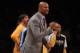 LOS ANGELES, CA - APRIL 26: Head coach Monty Williams of the New Orleans Hornets reacts in the second quarter while taking on the Los Angeles Lakers in Game Five of the Western Conference Quarterfinals in the 2011 NBA Playoffs on April 26, 2011 at Staples Center in Los Angeles, California. NOTE TO USER: User expressly acknowledges and agrees that, by downloading and or using this photograph, User is consenting to the terms and conditions of the Getty Images License Agreement. (Photo by Harry How/Getty Images)