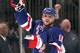 NEW YORK, NY - MAY 07: Marian Gaborik #10 of the New York Rangers celebrates after defeating the Washington Capitals in Game Five of the Eastern Conference Semifinals during the 2012 NHL Stanley Cup Playoffs at Madison Square Garden on May 7, 2012 in New York City. (Photo by Bruce Bennett/Getty Images)
