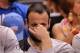 OKLAHOMA CITY, OK - MAY 31: Manu Ginobili #20 of the San Antonio Spurs covers his face in the fourth quarter on the bench while taking on the Oklahoma City Thunder in Game Five of the Western Conference Finals of the 2012 NBA Playoffs at Chesapeake Energy Arena on May 31, 2012 in Oklahoma City, Oklahoma. NOTE TO USER: User expressly acknowledges and agrees that, by downloading and or using this photograph, User is consenting to the terms and conditions of the Getty Images License Agreement. (Photo by Ronald Martinez/Getty Images)