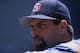 25 Jun 1998: Ken Caminiti #21 of the San Diego Padres looks on during an interleague game against the Seattle Mariners at Qualcomm Stadium in San Diego, California. The Padres defeated the Mariners 2-0. Mandatory Credit: Todd Warshaw /Allsport