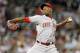 HOUSTON,TX-JUNE 01: Aroldis Chapman #54 of the Cincinnati Reds throws against the Houston Astros in the ninth inning on June 1, 2012 at Minute Maid Park in Houston, Texas. Cincinnati beat Houston 4-1. (Photo by Bob Levey/Getty Images)