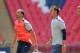 LONDON, ENGLAND - JUNE 03: Rio Ferdinand and John Terry warm up during the England training session ahead of their Euro 2012 qualifier against Switzerland at Wembley Stadium on June 3, 2011 in London, England. (Photo by Michael Regan/Getty Images)