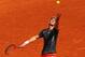 PARIS, FRANCE - JUNE 02: Andy Murray of Great Britain serves during his men's singles third round match against Santiago Giraldo of Colombia during day seven of the French Open at Roland Garros on June 2, 2012 in Paris, France. (Photo by Matthew Stockman/Getty Images)