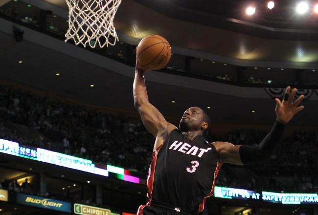 Dwyane Wade's game took off in the third quarter.