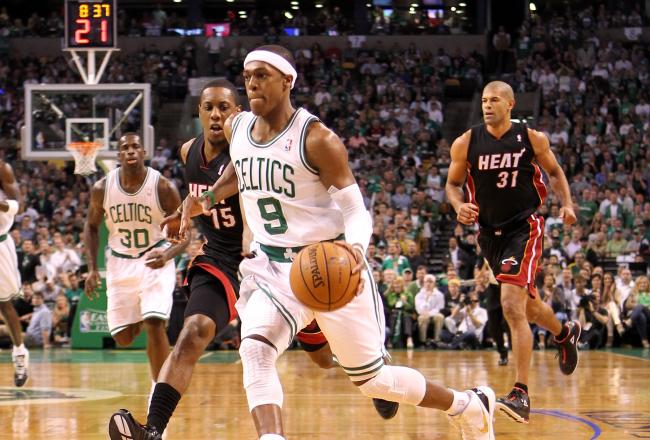 Rajon Rondo gave Boston the lead with just over three minutes remaining.