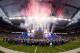 DETROIT, MI - NOVEMBER 24: Nickelback performs at halftime during the Thanksgiving Day game between the Green Bay Packers and the Detroit Lions at Ford Field on November 24, 2011 in Detroit, Michigan. (Photo by Gregory Shamus/Getty Images)