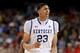 NEW ORLEANS, LA - MARCH 31: Anthony Davis #23 of the Kentucky Wildcats reacts late in the second half against the Louisville Cardinals during the National Semifinal game of the 2012 NCAA Division I Men's Basketball Championship at the Mercedes-Benz Superdome on March 31, 2012 in New Orleans, Louisiana. (Photo by Ronald Martinez/Getty Images)