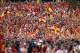 MADRID, SPAIN - JULY 12: Supporters of Spanish national football team celebrate during the Spanish team's victory parade following their victory over the Netherlands in the 2010 FIFA World Cup on July 12, 2010 in Madrid, Spain. (Photo by Angel Martinez/Getty Images)