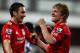 LONDON, ENGLAND - MARCH 21: Dirk Kuyt of Liverpoo of Liverpool celebrates scoring a goal during the Barclays Premier League match between Queens Park Rangers and Liverpool at Loftus Road on March 21, 2012 in London, England. (Photo by Ian Walton/Getty Images)