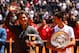 ROME, ITALY - MAY 21: Rafael Nadal of Spain lifts the trophy after defeating Novak Djokovic of Serbia in their final match during day ten of the Internazionali BNL d'Italia 2012 at the Foro Italico Tennis Centre on May 21, 2012 in Rome, Italy. (Photo by Clive Brunskill/Getty Images)