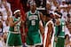 KG showing intensity during Game 5 - 2012 Eastern Conference Finals.