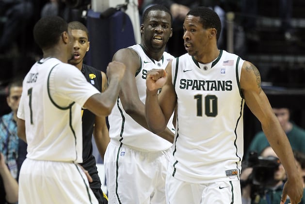 Ex-Michigan State Hoopsters Brandon Wood, Delvon Roe