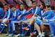 WARSAW, POLAND - JUNE 07: Nikos Liberopoulos and team mates chat prior to a Greece training session ahead of the UEFA EURO 2012 Group A match against Poland at National Stadium on June 7, 2012 in Warsaw, Poland. (Photo by Alex Grimm/Getty Images)