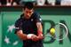 PARIS, FRANCE - JUNE 08: Novak Djokovic of Serbia plays a backhand in his men's singles semi final match against Roger Federer of Switzerland during day 13 of the French Open at Roland Garros on June 8, 2012 in Paris, France. (Photo by Clive Brunskill/Getty Images)