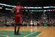 BOSTON, MA - JUNE 07: LeBron James #6 of the Miami Heat stands on court against the Boston Celtics in Game Six of the Eastern Conference Finals in the 2012 NBA Playoffs on June 7, 2012 at TD Garden in Boston, Massachusetts. NOTE TO USER: User expressly acknowledges and agrees that, by downloading and or using this photograph, User is consenting to the terms and conditions of the Getty Images License Agreement. (Photo by Jim Rogash/Getty Images)