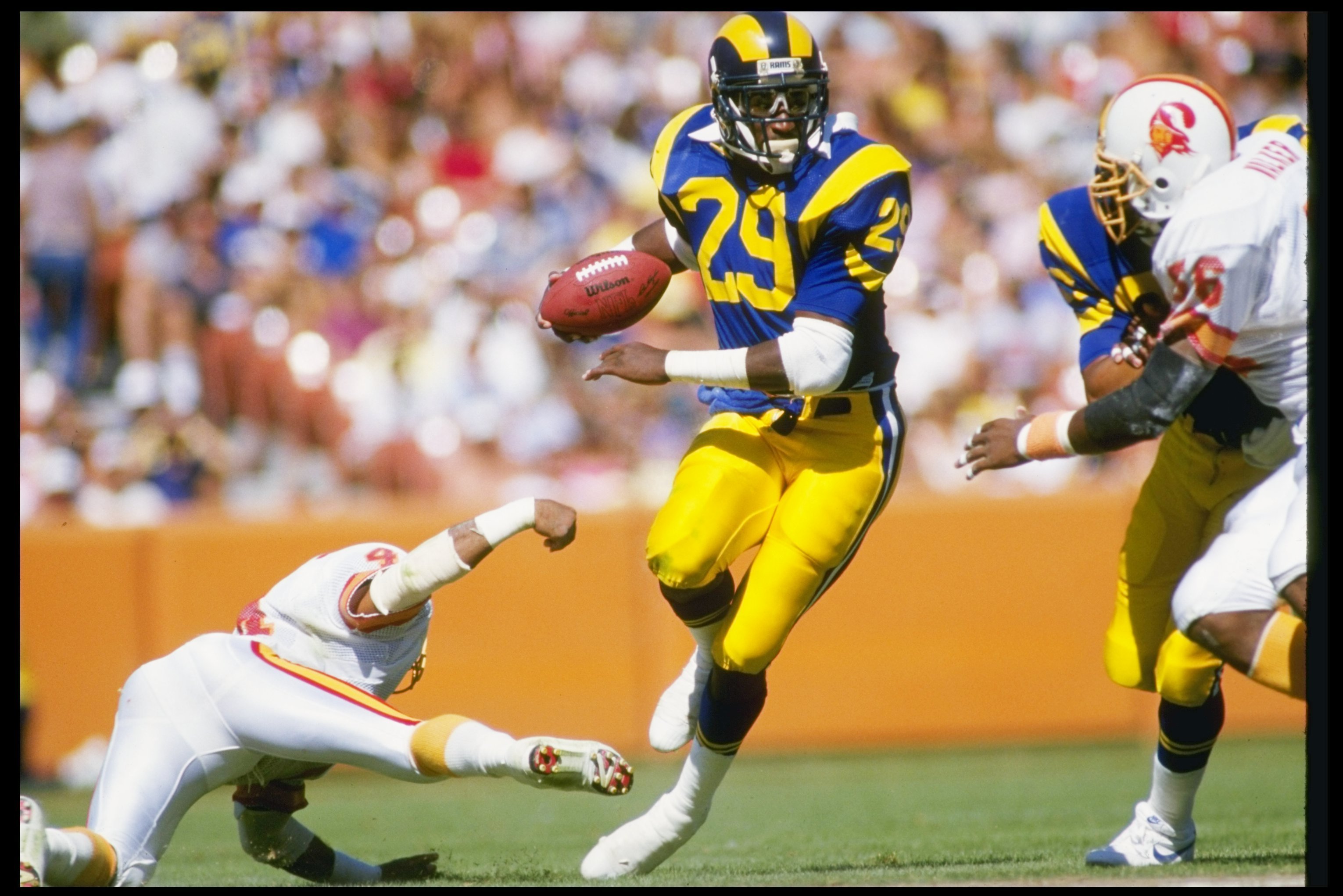 Top 10 NFL Running Backs of All Time No. 5 Eric Dickerson‏ Bleacher