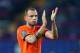 KHARKOV, UKRAINE - JUNE 09: John Heitinga of Netherlands applauds the fans after the UEFA EURO 2012 group B match between Netherlands and Denmark at Metalist Stadium on June 9, 2012 in Kharkov, Ukraine. (Photo by Julian Finney/Getty Images)