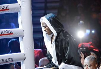 Timothy Bradley coming into the ring