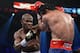 LAS VEGAS, NV - JUNE 09: (L-R) Timothy Bradley lands a left to the head of Manny Pacquiao during their WBO welterweight title fight at MGM Grand Garden Arena on June 9, 2012 in Las Vegas, Nevada. (Photo by Kevork Djansezian/Getty Images)