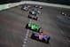 FORT WORTH, TX - JUNE 09: Graham Rahal, driver of the #38 Service Central Honda Dallara , leads a group of cars during the IZOD IndyCar Series Firestone 550 at Texas Motor Speedway on June 9, 2012 in Fort Worth, Texas. (Photo by Robert Laberge/Getty Images for Texas Motor Speedway)