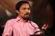 LAS VEGAS, NV - JUNE 09: Manny Pacquiao addresses the media during the post-fight press conference after he was defeated by Timothy Bradley by split decision at MGM Grand Garden Arena on June 9, 2012 in Las Vegas, Nevada. (Photo by Jeff Bottari/Getty Images)