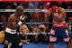 LAS VEGAS, NV - JUNE 09: Judge C.J. Ross looks on as Timothy Bradley (L) battles Manny Pacquiao during their WBO welterweight title fight at MGM Grand Garden Arena on June 9, 2012 in Las Vegas, Nevada. (Photo by Jeff Bottari/Getty Images)